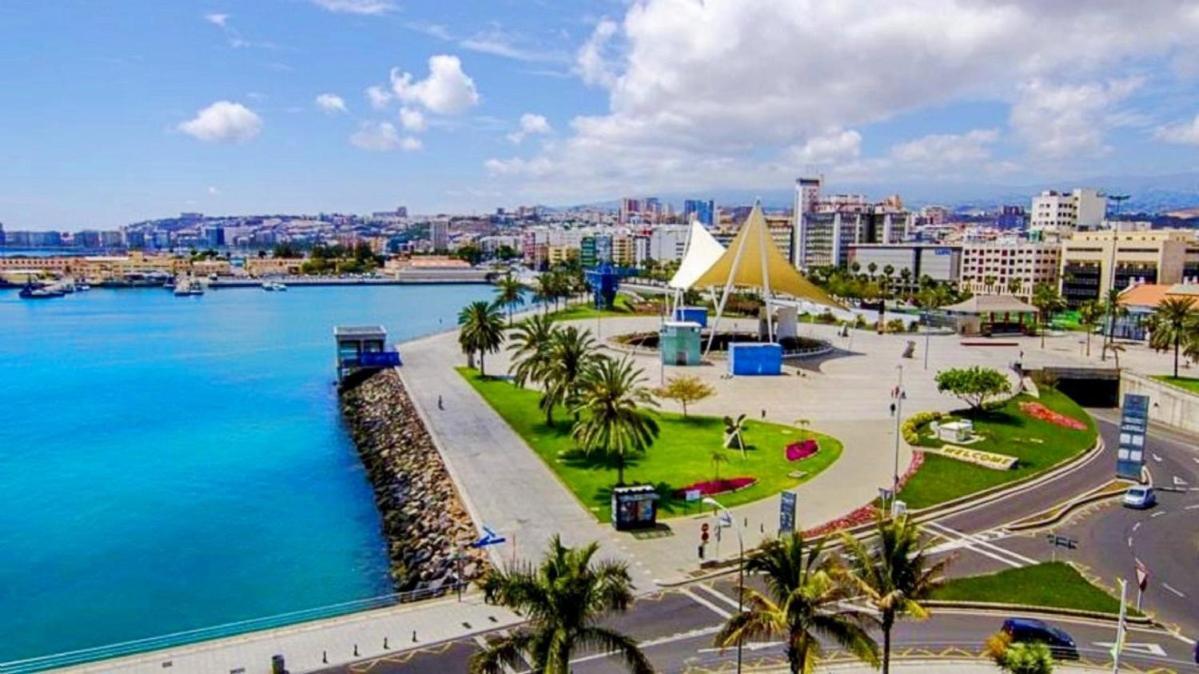 Estudio Con Terraza Vista Mar Лас-Пальмас-де-Гран-Канария Экстерьер фото
